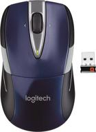 logitech m525 - navy/grey: wireless mouse with enhanced precision and comfort logo