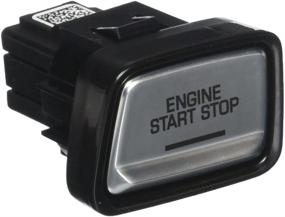 img 2 attached to 🚘 Enhance Your Vehicle's Style with GM Genuine Parts Galvano Silver Ignition Start/Stop Switch in Piano Black Bezel