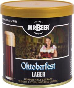 img 4 attached to 🍺 Experience Authentic Oktoberfest Flavor with Mr. Beer Oktoberfest Lager 2 Gallon Homebrewing Refill, Brown