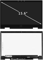 📱 lcd display touch screen replacement with pen touch for hp envy x360 15m-bp111dx 15m-bp112dx 15m-bp011dx 15m-bp012dx 15m-bq021dx 15m-bq121dx 925736-001 + digitizer board + bezel fhd logo