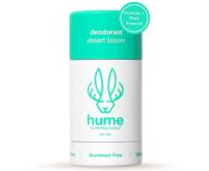 hume supernatural plant-based deodorant: aluminum-free, coconut & probiotics anti-sweat deodorant – desert bloom 2 oz logo