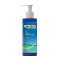 differin gel's facial cleanser: daily refreshing face wash for acne prone sensitive skin, 6 oz - gentle skin care logo