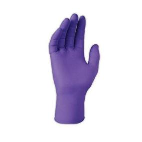 img 1 attached to 🧤 Kimberly-Clark 50601 Nitrile-Xtra Powder-Free S Exam Gloves, 0.006" H, 3.15" W, 12.2" L, Purple (Pack of 50)