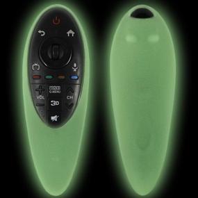 img 1 attached to HUAYU Luminous Remote Case For LG AN-MR500G Magic Remote Cover Flexible Shockproof Washable Remote Holder For LG 3D Smart TV Magic Remote Case(Glow In Dark Green)