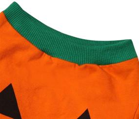 img 1 attached to Aslaylme Halloween Puppy Pumpkin Costume T-Shirt for Small Dogs and Cats