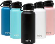 mira stainless steel water bottle logo