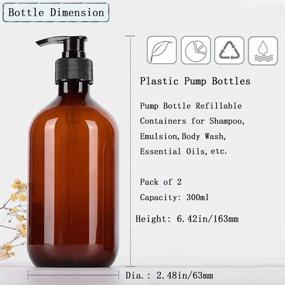 img 3 attached to 💧 Revitalize and Refill: Dispenser Refillable Container for Aromatherapy Conditioner