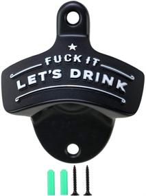 img 4 attached to 🎅 Christmas Funny Wall Mount Bottle Opener for Men Dad Beer Lovers: Novelty Gift for Birthdays, Father's Day - Wall Mounted Opener for Easy Beer Access