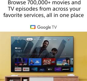 img 1 attached to 📺 Sony X80J 43" Smart Google TV with Dolby Vision HDR & Alexa Compatibility - 4K Ultra HD LED (KD43X80J- 2021 Model)