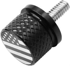 img 1 attached to Stainless Knurled Fender Thread Davidson Motorcycle & Powersports in Parts