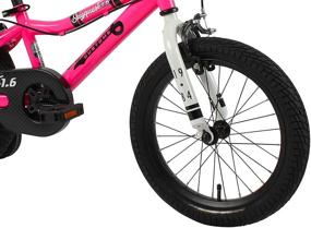 img 3 attached to 🚲 Duzy Customs Skyquest Kids Bike: 12, 14, 16 & 18 Inch Wheels in Various Colors with Handbrakes, Training Wheels, and Fold Out Pedals