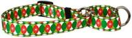 christmas collection yellow dog design martingale slip collar logo