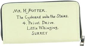 img 1 attached to 💌 Harry Potter Hogwarts Letter Wallet with Zip Around Closure