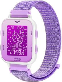 img 4 attached to 🦄 Venhoo Kids Digital Watch: Moving Unicorn Dial, Colorful LED, Outdoor Sport Strap