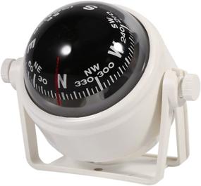 img 1 attached to Waterproof Compass with Bracket Mount - Sea Marine Voyager Compass for Hiking, Camping, Boats, Caravans, Trucks