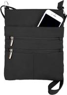 roma leathers mini body purse women's handbags & wallets in crossbody bags logo