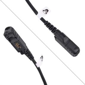 img 2 attached to 🎧 High-Quality AIRSN FBI Earpiece with MIC and PTT Acoustic Tube Headset for Motorola XPR3300e XPR3500e XPR3300 XPR3500 Radio Walkie Talkie