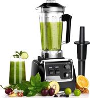 🍹 2200w high-power countertop blender for kitchen - professional blender with timer, variable speed, 64oz container - ideal for crushing ice, frozen fruit, veggies, shakes, and smoothies - 32000 rpm - home and commercial use логотип