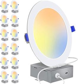 img 4 attached to 💡 Advanced Industrial Electrical Ultra Thin Recessed Junction Selectable Brightness