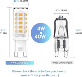 img 2 attached to 💡 Enhance your Chandelier Lighting with KLG Halogen Replacement - Dimmable and Effective