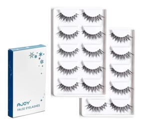 img 4 attached to AJOY Crisscross Eyelashes Invisible R 10W
