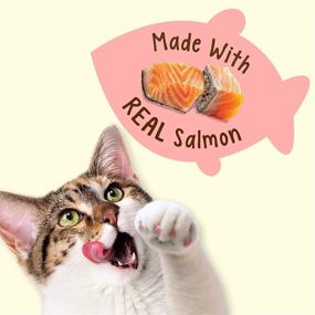 img 3 attached to 🐟 Friskies Party Mix Naturals - Real Salmon Flavor, 2.1oz