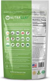img 3 attached to 🌱 NUTRALEAF Plant Based Protein + SUPERFOODS - Dark Chocolate Vegan Protein with 15 Superfoods – Keto Friendly, Low Calorie, Non GMO, Gluten Free – No Added Sugar (20 Servings)