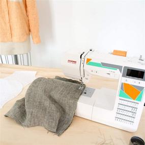 img 3 attached to 🧵 Janome MOD-50 Computerized Sewing Machine: 50 Stitches, Buttonholes, Drop Feed, and Accessories!