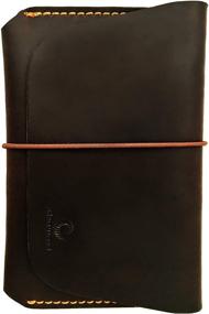 img 4 attached to Leather Passport Holder Men Women
