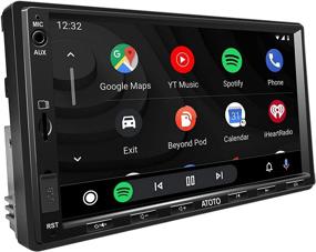 img 4 attached to Atoto F7 Standard CarPlay & Android Auto Navigation Stereo: 7in IPS Touchscreen, Mirrorlink, Bluetooth, HD LRV, Max 2TB SSD & 512G SD