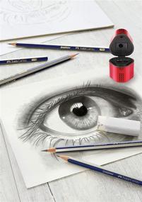 img 1 attached to Faber-Castell FC770307 Ручная точилка для карандашей: эффективное заточка для черных карандашей