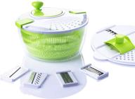 🥗 7-in-1 kitchen gadget set: 4l salad spinner, vegetable dryer, grater, slicer logo