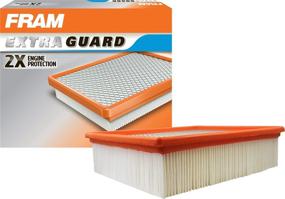 img 2 attached to Высокоэффективный воздушный фильтр, CA8243 от FRAM Extra Guard, идеально подходит для моделей Ford, Mazda и Mercury