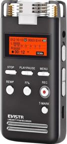 img 4 attached to EVISTR Digital Voice Recorder 8GB L53-1536KBPS Stereo Audio: Portable Recorder for Lectures with External MIC Support