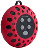 водонепроницаемая bluetooth-колонка spider bt803 red логотип