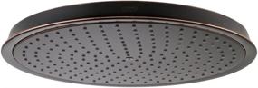 img 4 attached to 🚿 hansgrohe Raindance Classic 13-inch Showerhead Upgrade 1-Spray RainAir Air Infusion with Airpower and QuickClean, Rubbed Bronze Finish (Model: 28428921)