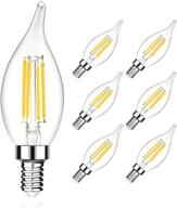 ascher e12 candelabra led light bulb 95 cri logo