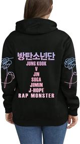 img 3 attached to 👕 Hoodie Yourself Sweatshirts - Jungkook Sweater for Boys' Clothing Enhancement