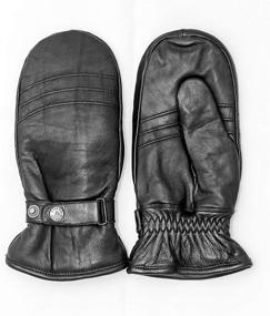 img 2 attached to 🧤 Riparo Italian Leather Mittens X Large: Stylish Men's Accessory for extra warmth