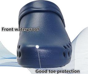 img 3 attached to 👞 Men's Lightweight Breathable Sandals - Supportive Slippers for Mules & Clogs