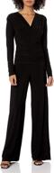 👗 women's clothing: norma kamali longsleeve shirred jumpsuit - enhancing seo logo