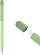 🍏 delidigi silicone gradient green case cover for apple pencil 1st gen - protective sleeve accessory for apple pencil 1st generation logo