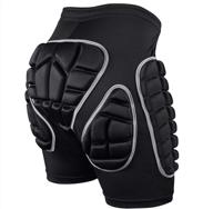 🏂 ultimate protection hip gear: 3d padded shorts for ski, skate, and snowboard (s m l) logo