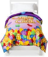 king candy crush comforter twin logo
