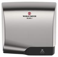 💨 world dryer l-971 slimdri: efficient, ada compliant surface mounted hand dryer with universal voltage 110-240v, aluminum cover, brushed chrome logo