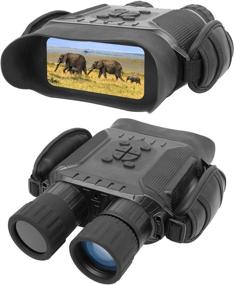 img 4 attached to 🔦 Bestguarder NV-900 4.5X40mm HD Digital Night Vision Binoculars - 720p Video & Time Lapse Function, 4" LCD Widescreen, 400m/1300ft Range in Darkness, 32GB Memory Card Included