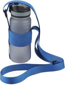 img 4 attached to 🧺 OYATON Water Bottle Carrier: Adjustable Shoulder Strap, Universal Bottle Sling for Daily Walking, Biking, Hiking & Travel (Bottle Not Included)