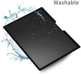 img 1 attached to 🔒 Protect your Surface Book 1/2 with the 【Fully Removable】 ZOEGAA 13.5 inch Privacy Screen Protector - Anti-Blue Light/Anti-Spy Filter for Microsoft Surface Book 2