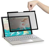 🔒 защитите ваш surface book 1/2 с 【полностью съемным】 защитным экраном zoegaa 13,5 дюйма - защита от синего света/фильтр от шпионов для microsoft surface book 2. логотип