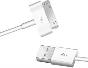 img 1 attached to Сертифицированный кабель Apple MFi 30-Pin к USB для зарядки и синхронизации данных iPhone 4 - совместим с iPhone 4/4s, iPhone 3G/3GS, iPad 3/2/1, iPod Classic/Touch/Nano.